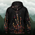 Vibrant Artistic Fireworks All-Over Print Hoodie
