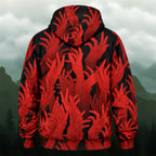 Bold Abstract Hand All-Over Print Hoodie