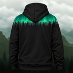 Ethereal Aurora Forest All-Over Print Hoodie