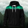 Ethereal Aurora Forest All-Over Print Hoodie