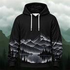 Scenic Mountain Forest All-Over Print Hoodie