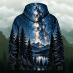 Scenic Milky Way Forest All-Over Print Hoodie