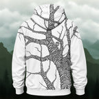 Intricate Abstract Forest All-Over Print Hoodie