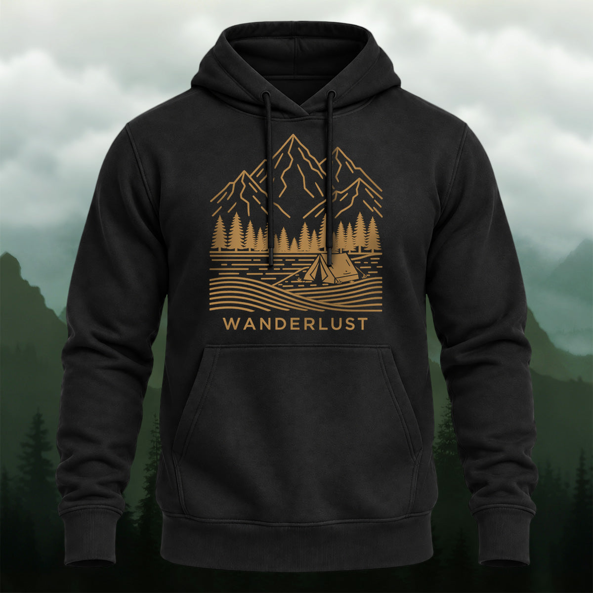 Cotton Made Classic Mountain Camp Hoodie