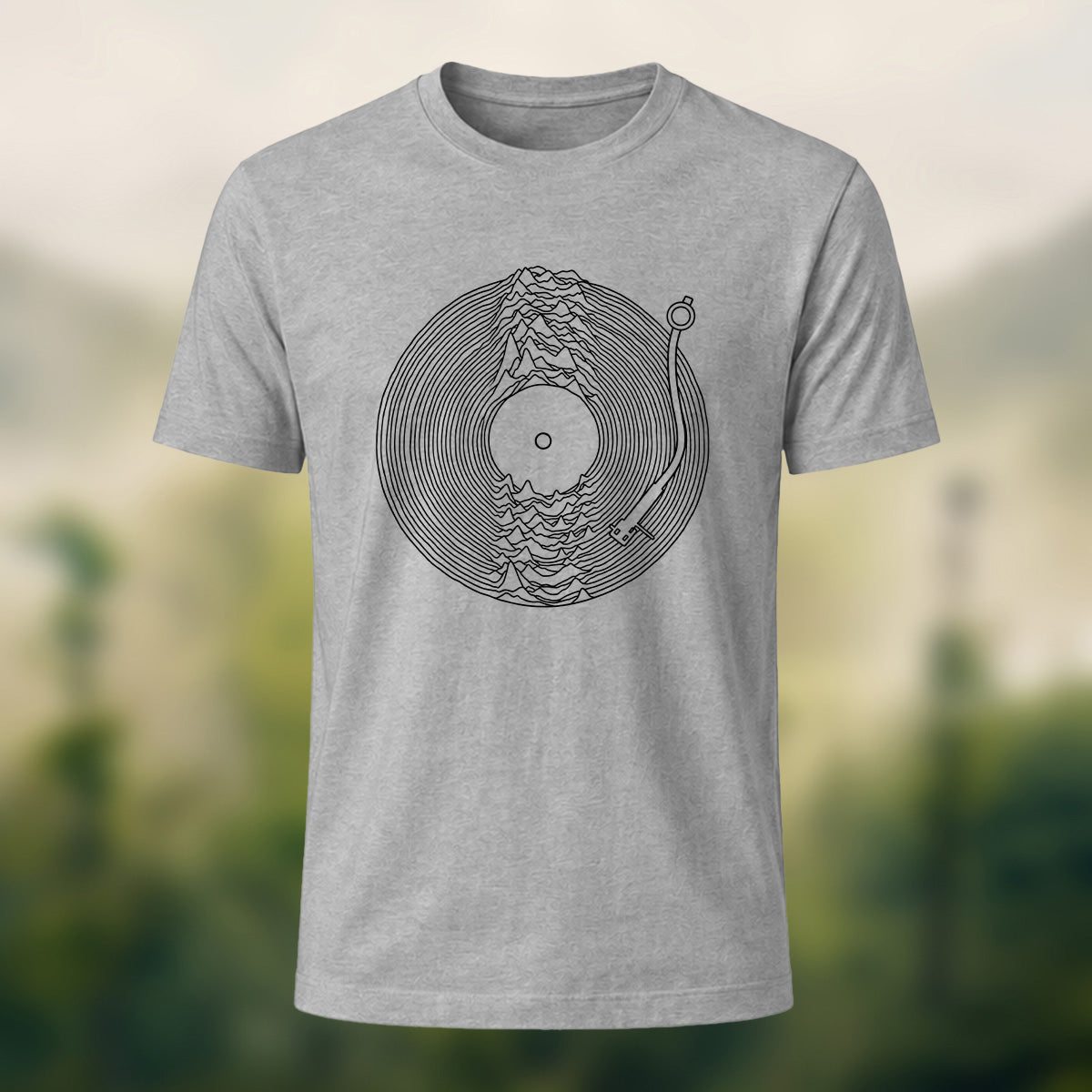 Vintage Vinyl Record Premium Cotton T-Shirt