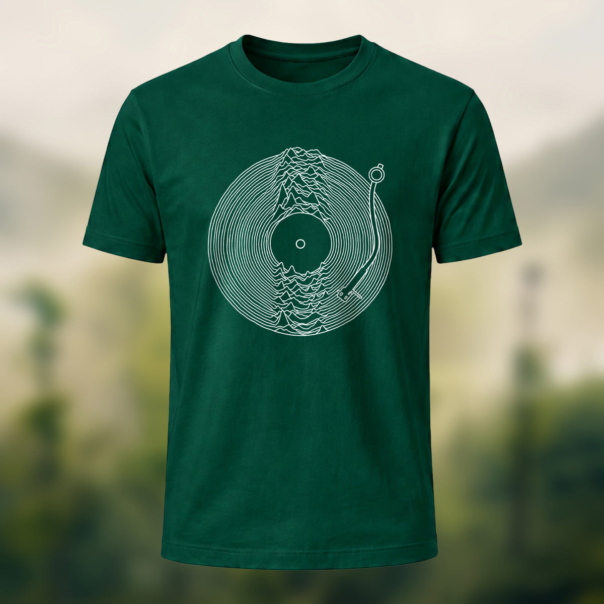 Vintage Vinyl Record Premium Cotton T-Shirt