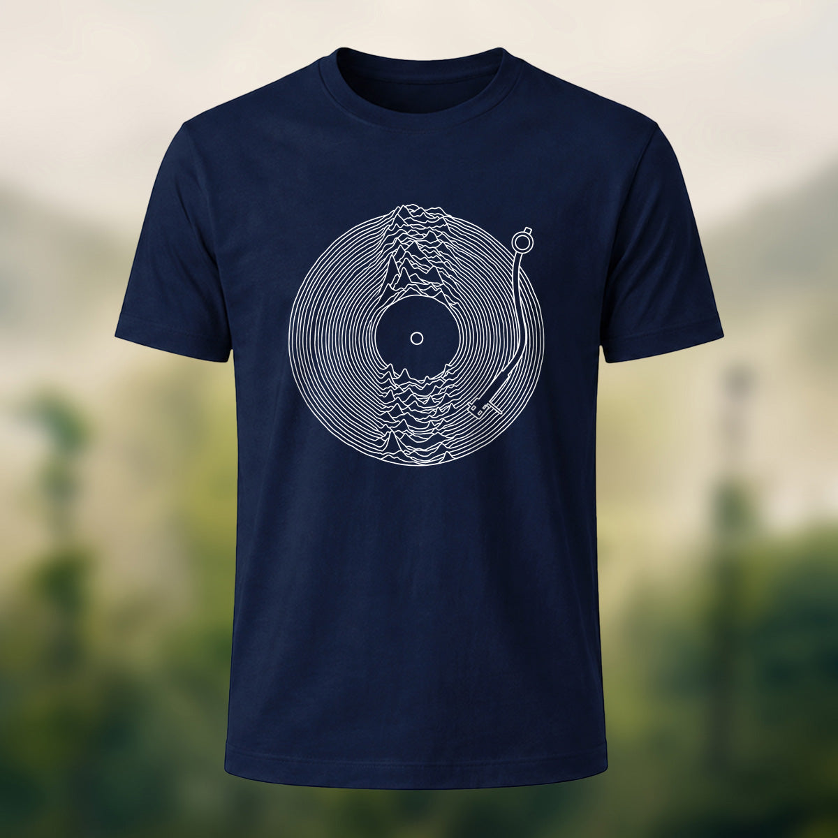 Vintage Vinyl Record Premium Cotton T-Shirt