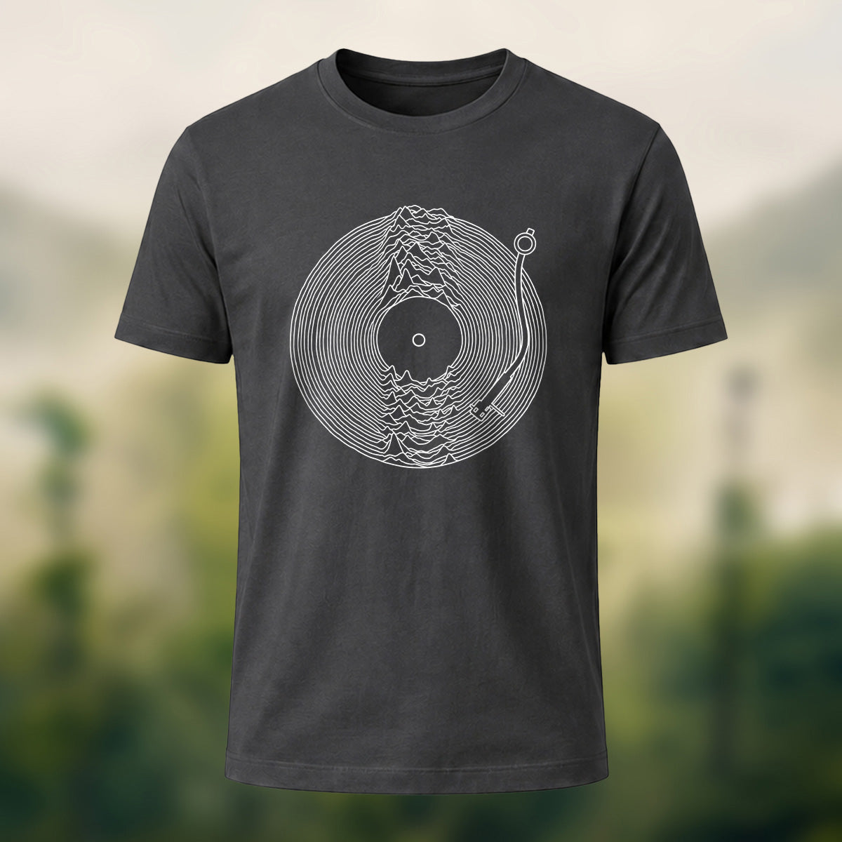 Vintage Vinyl Record Premium Cotton T-Shirt