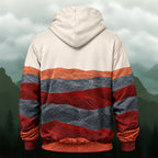 Earthy Mountain Landscape All-Over Print Hoodie