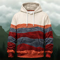 Earthy Mountain Landscape All-Over Print Hoodie