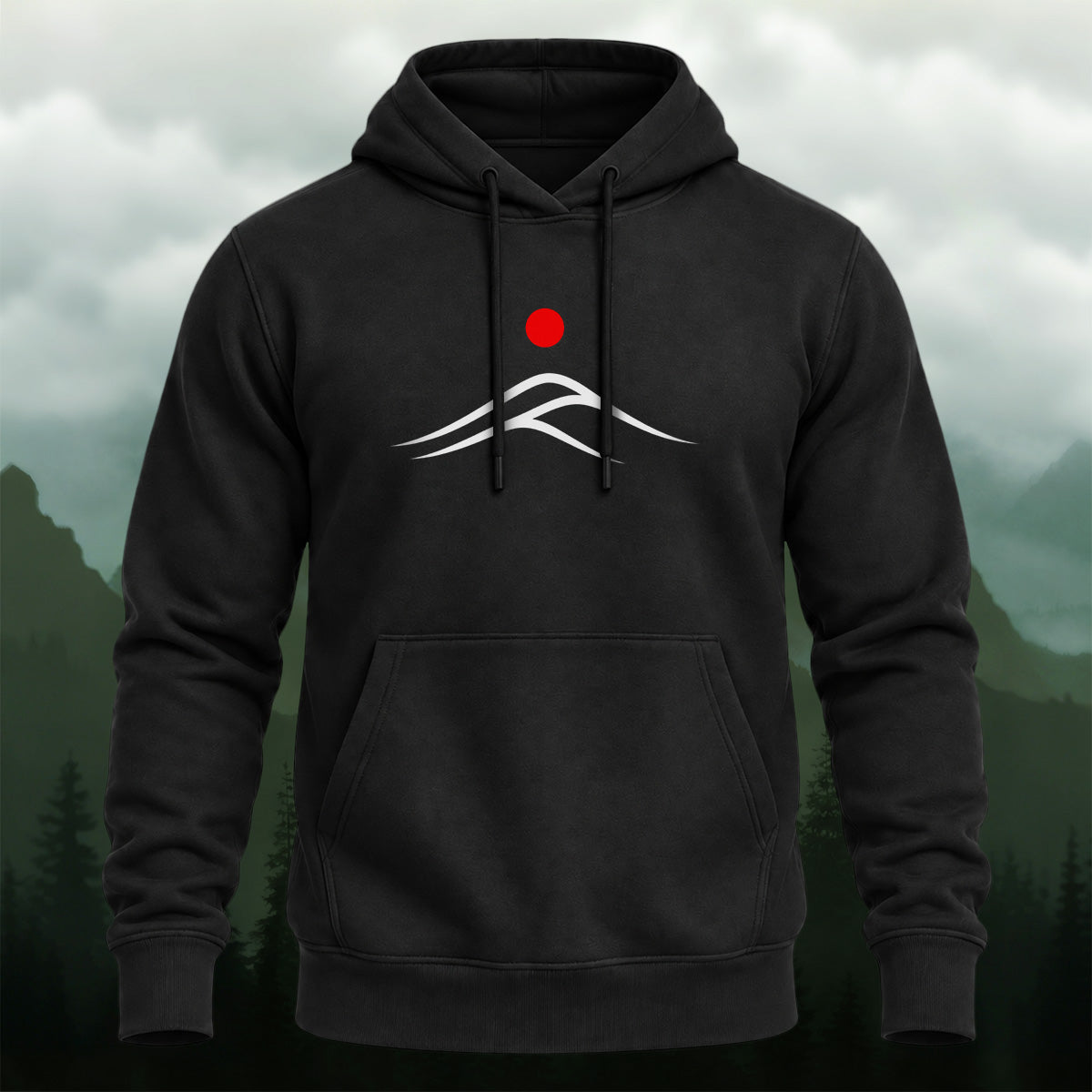Cotton Made Modern Sunrise Linework Hoodie