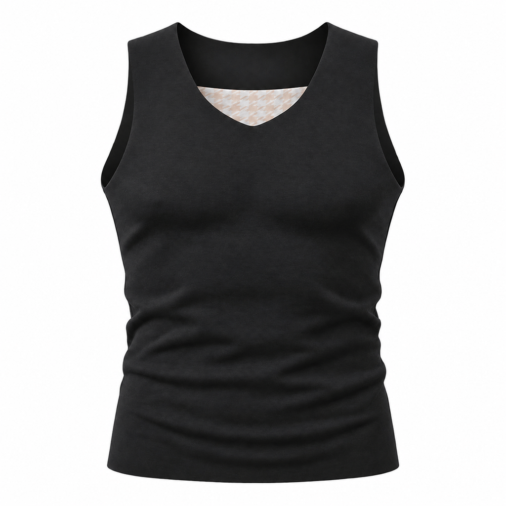 Classic Thermal V Neck Tank Top