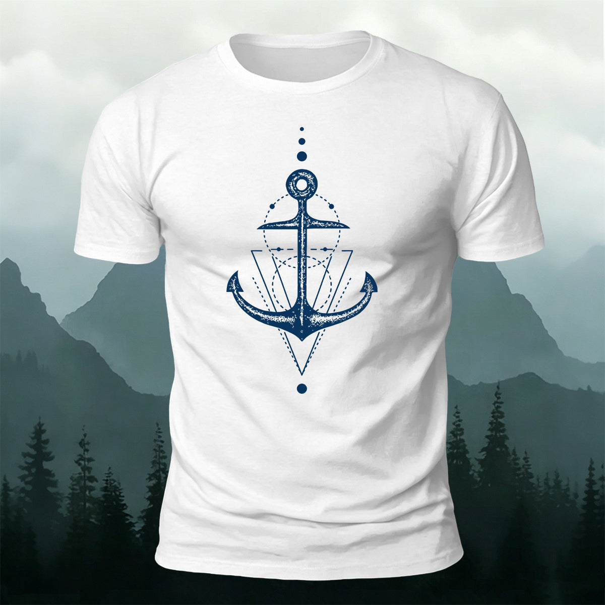Crochet Vintage Print Casual Premium Cotton Tee