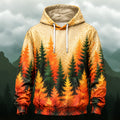 Golden Autumn Forest All-Over Print Hoodie