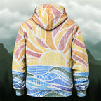 Artistic Abstract Pattern All-Over Print Hoodie