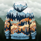 Vintage Autumn Landscape All-Over Print Hoodie