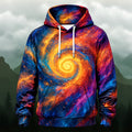 Artistic Golden Vortex All-Over Print Hoodie