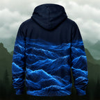 Dynamic Rolling Waves All-Over Print Hoodie
