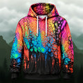 Artistic Organic Texture All-Over Print Hoodie