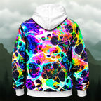 Fluid Psychedelic Pattern All-Over Print Hoodie