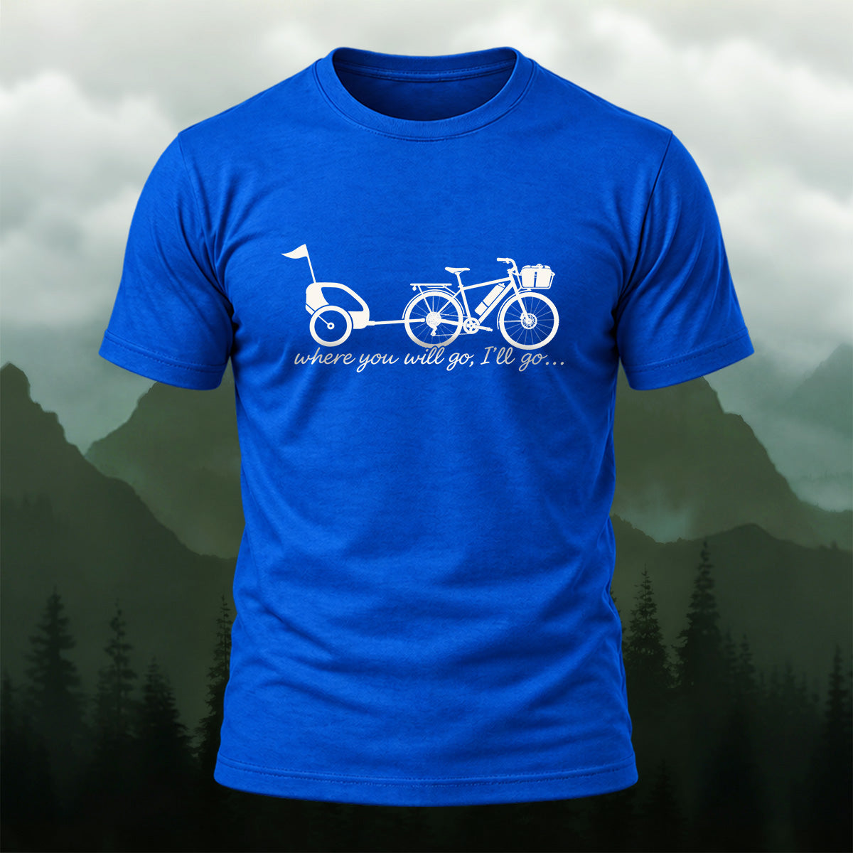 Heartwarming Bicycle Trailer Soft Cotton T-Shirt