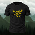 Casual Bicycle Smiley Premium Cotton T-Shirt