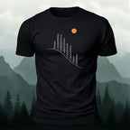 Minimalist Landscape Pattern Premium Cotton T-shirt