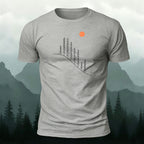 Minimalist Landscape Pattern Premium Cotton T-shirt