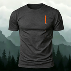 Squirrel Gathering Nuts Printed Casual Cotton T-Shirt