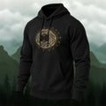 Cotton Made Mystical Viking Dragon Hoodie