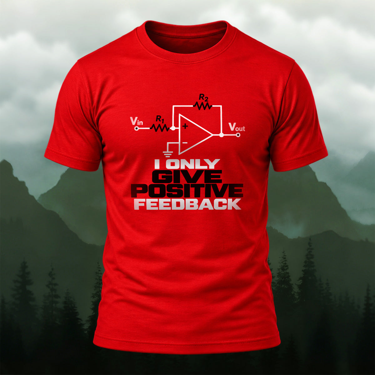 Funny Engineering Feedback Cotton T-Shirt