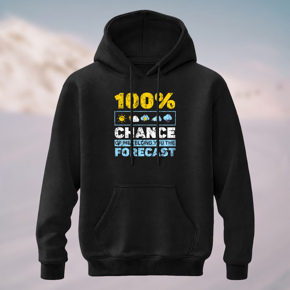Cotton Made Meteorology Print Hoodie