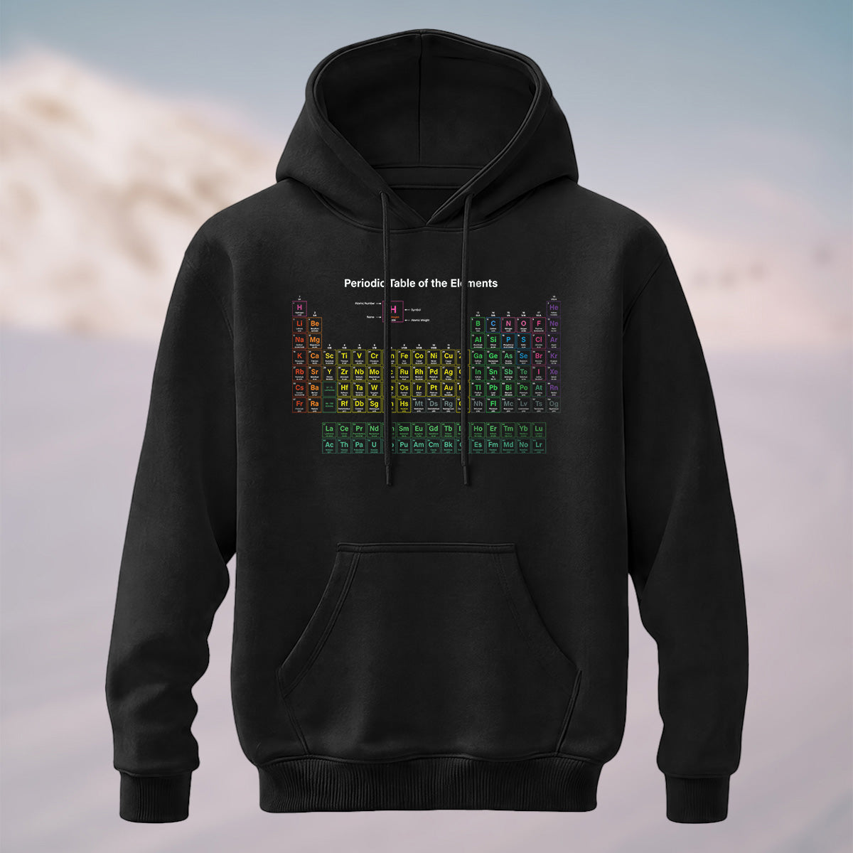 Cotton Made Periodic Table of Elements Hoodie