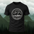 Vintage Mountain Emblem Premium Cotton T-Shirt