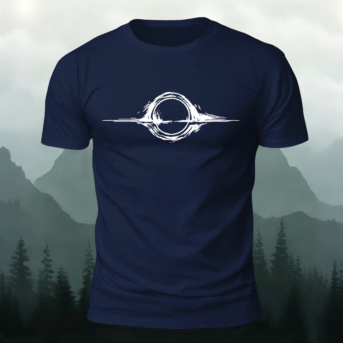 Creative Interstellar Sci-fi Printed Premium Cotton T‑shirt