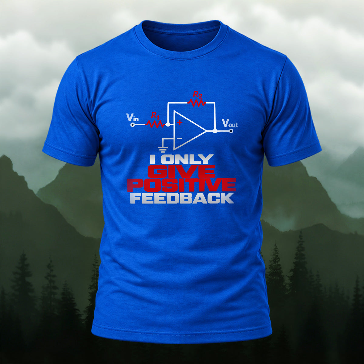 Funny Engineering Feedback Cotton T-Shirt