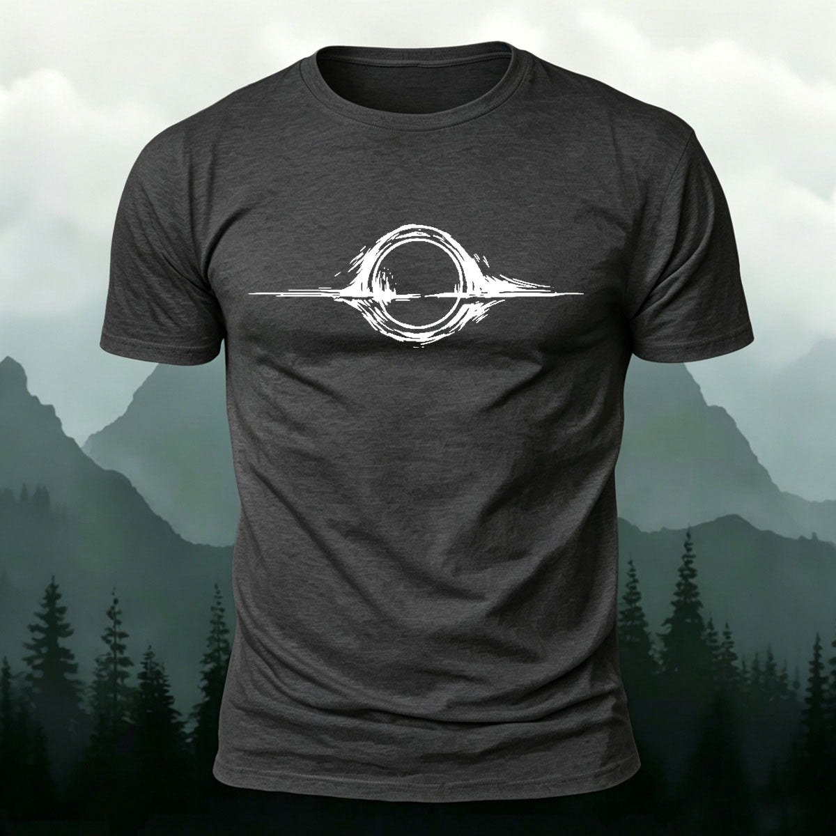 Creative Interstellar Sci-fi Printed Premium Cotton T‑shirt
