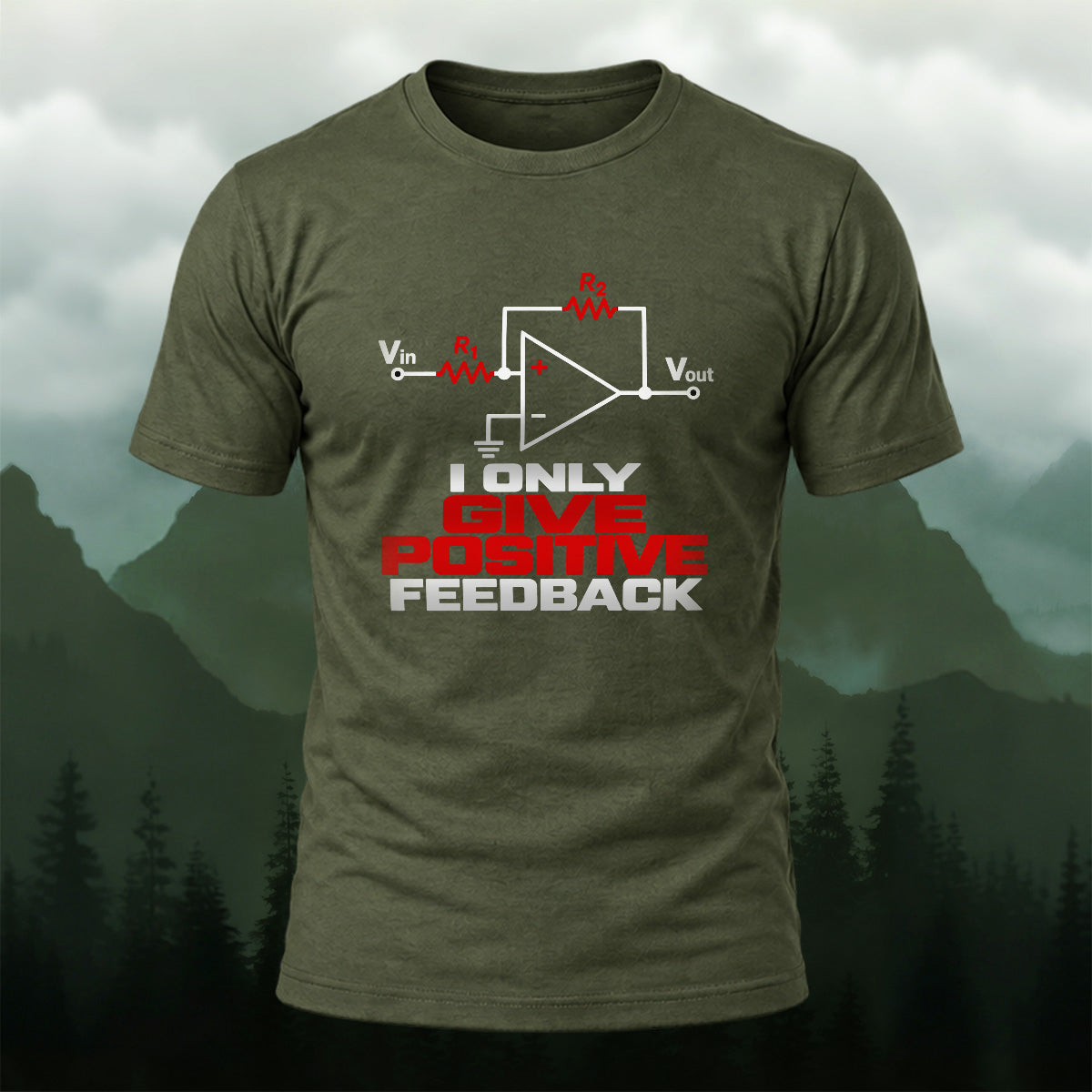 Funny Engineering Feedback Cotton T-Shirt