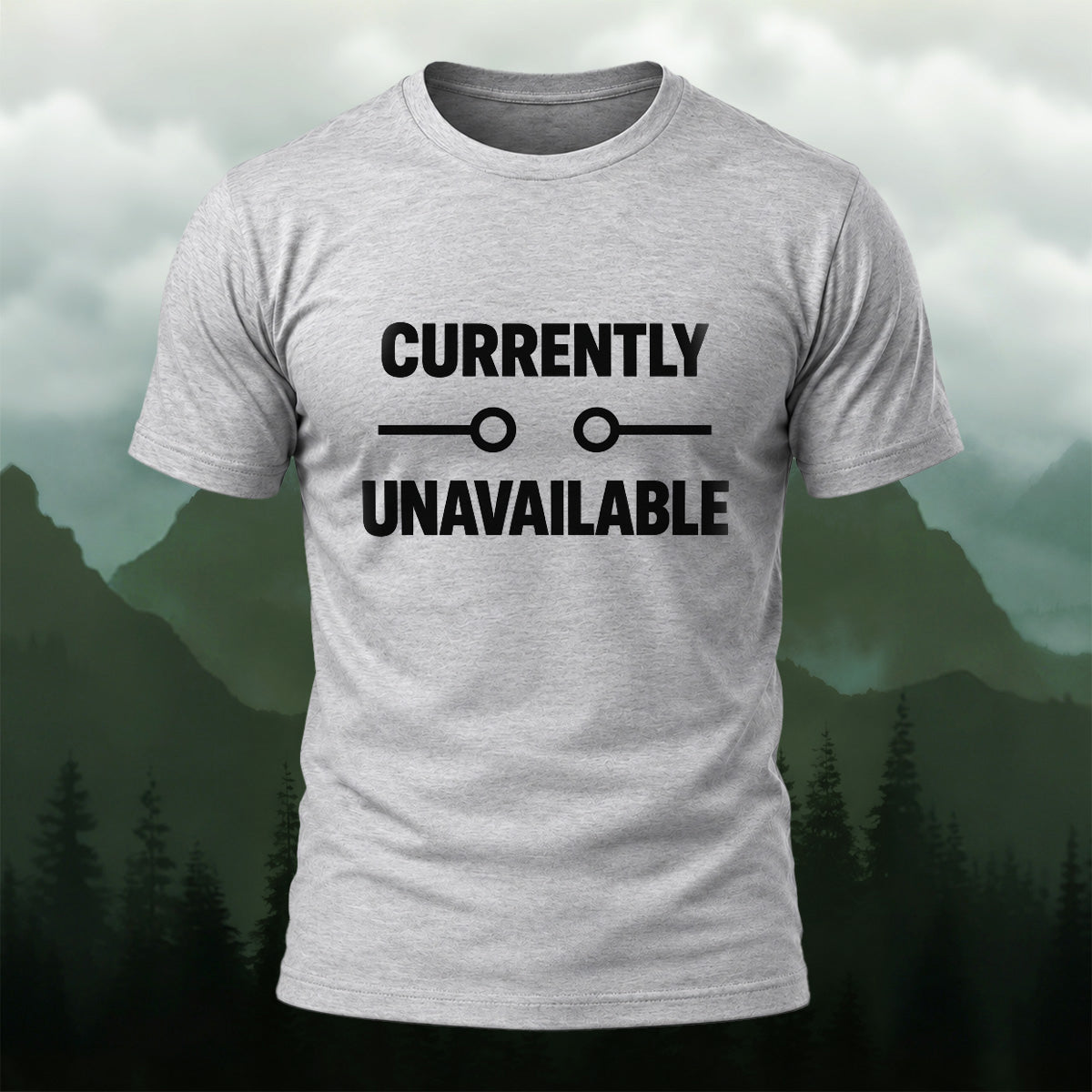 Minimal Circuit Break Premium Cotton T-Shirt