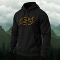 Cotton Made Artistic Coastal Fish Hoodie
