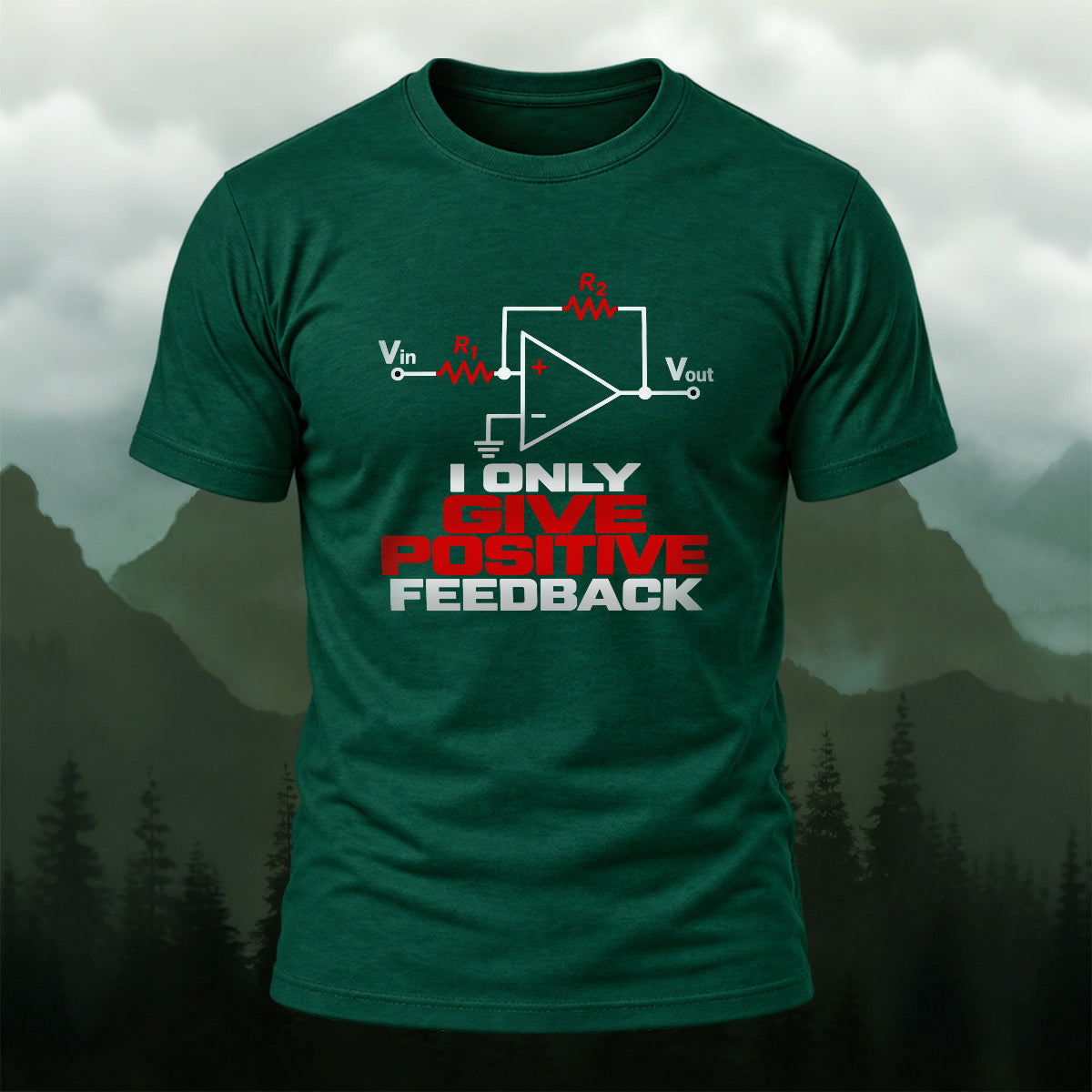 Funny Engineering Feedback Cotton T-Shirt