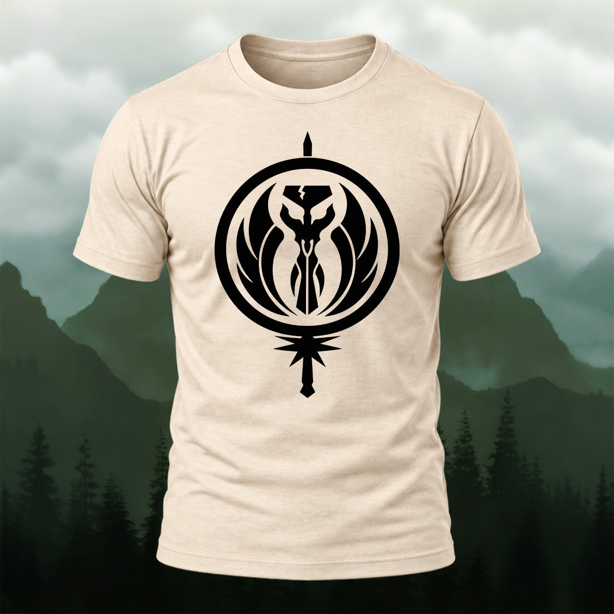 Ancient Viking Warrior Premium Cotton T-Shirt