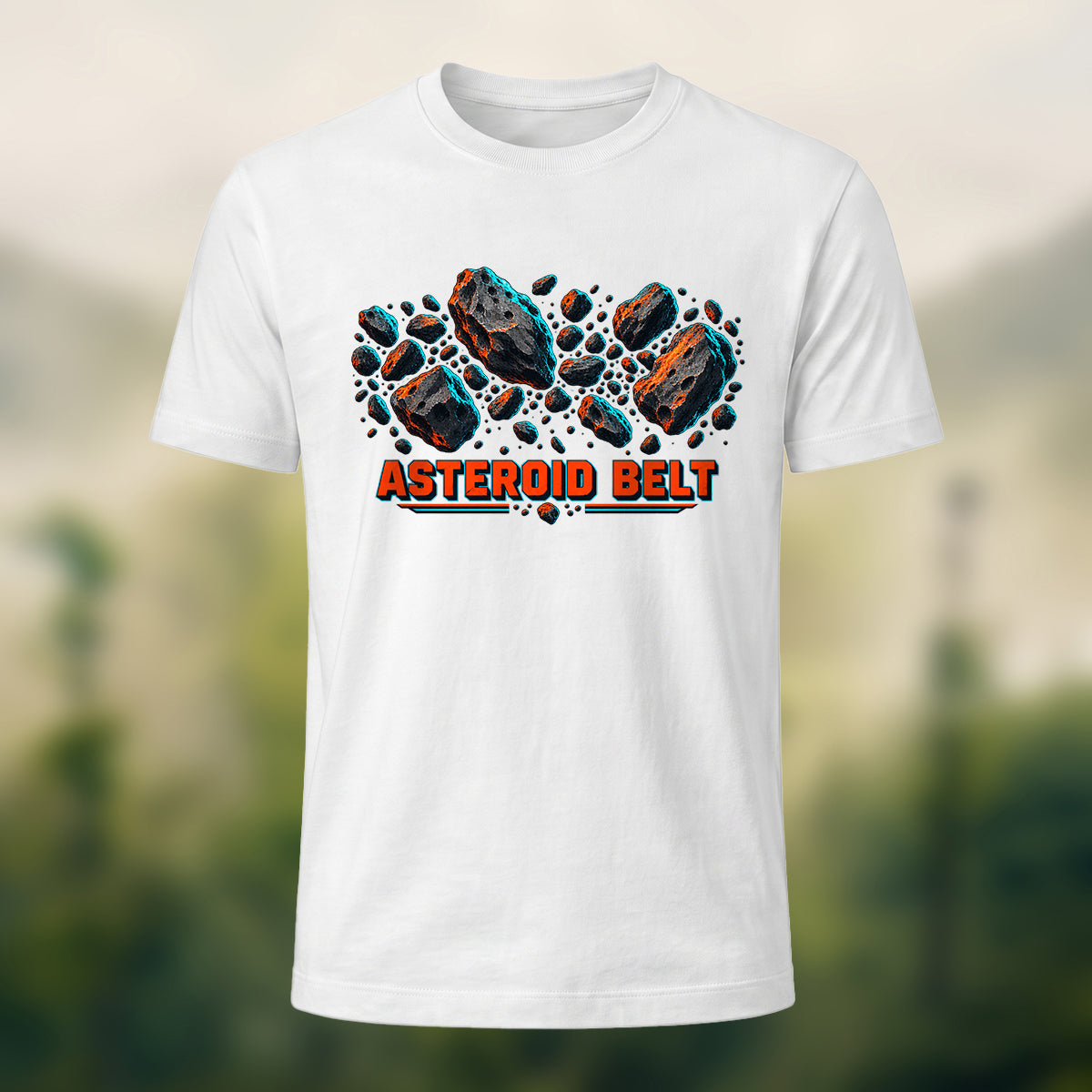 Cosmic Asteroid Belt Premium Cotton T-Shirt