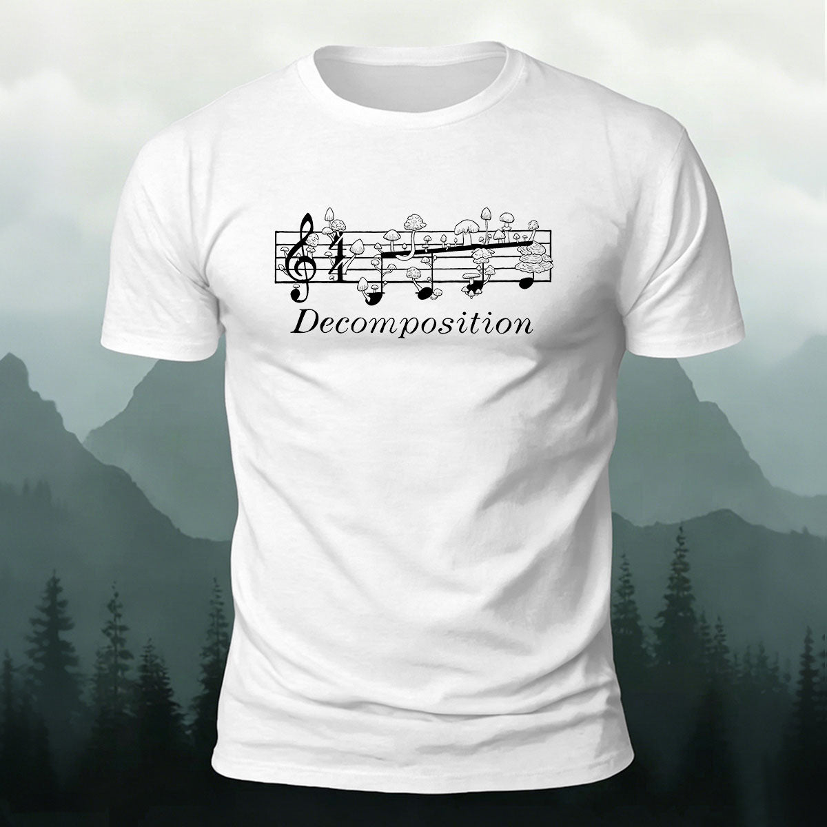 Enjoy Music Artistic Printed Premium Cotton T-shirt