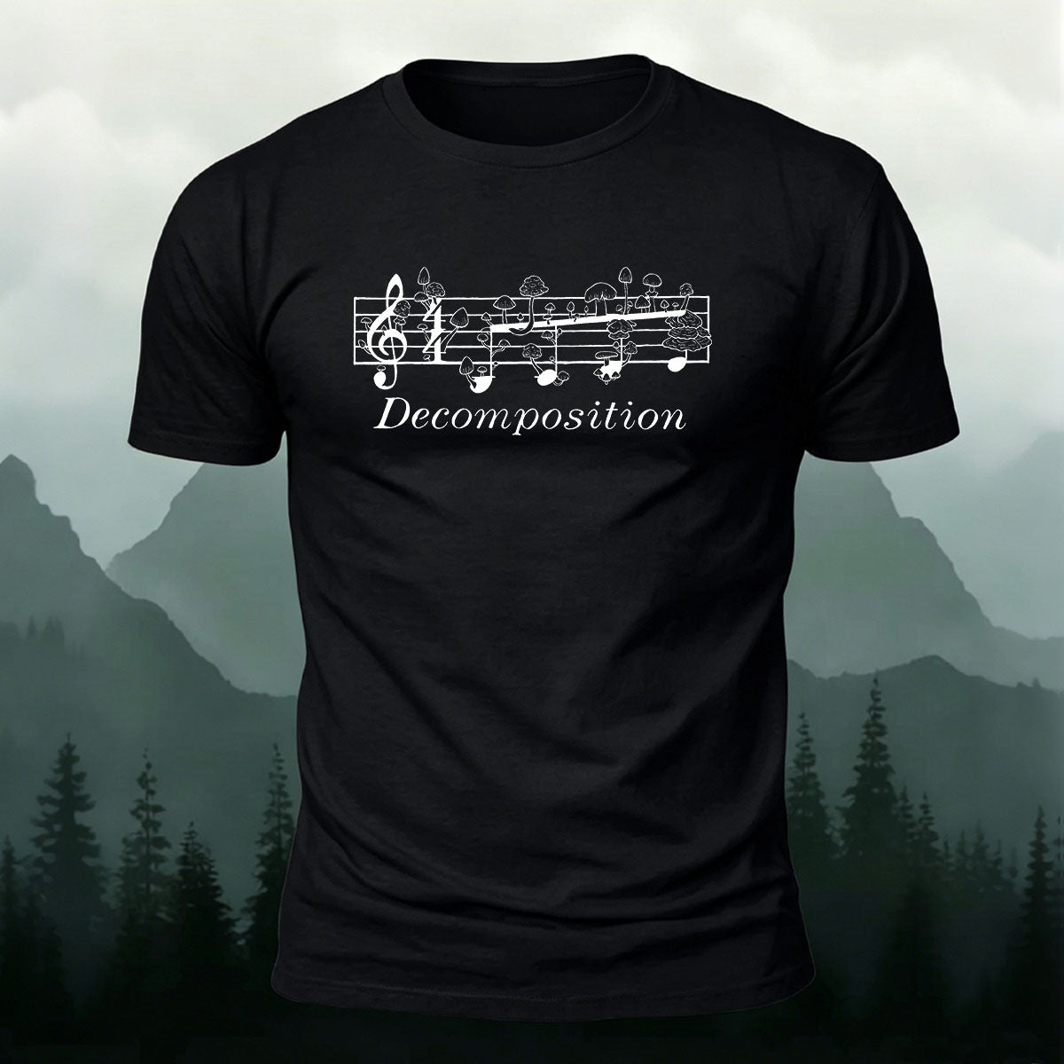 Enjoy Music Artistic Printed Premium Cotton T-shirt