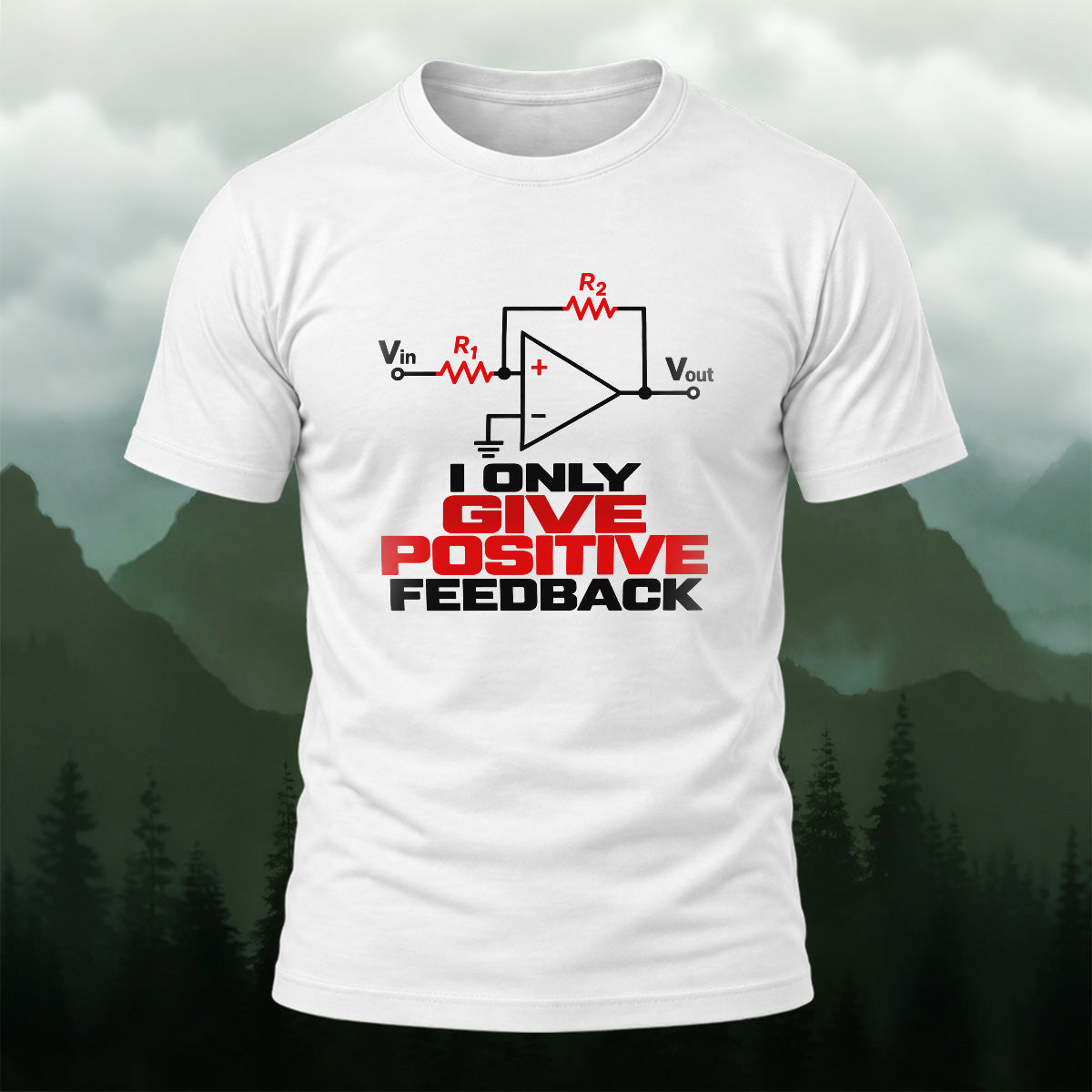 Funny Engineering Feedback Cotton T-Shirt