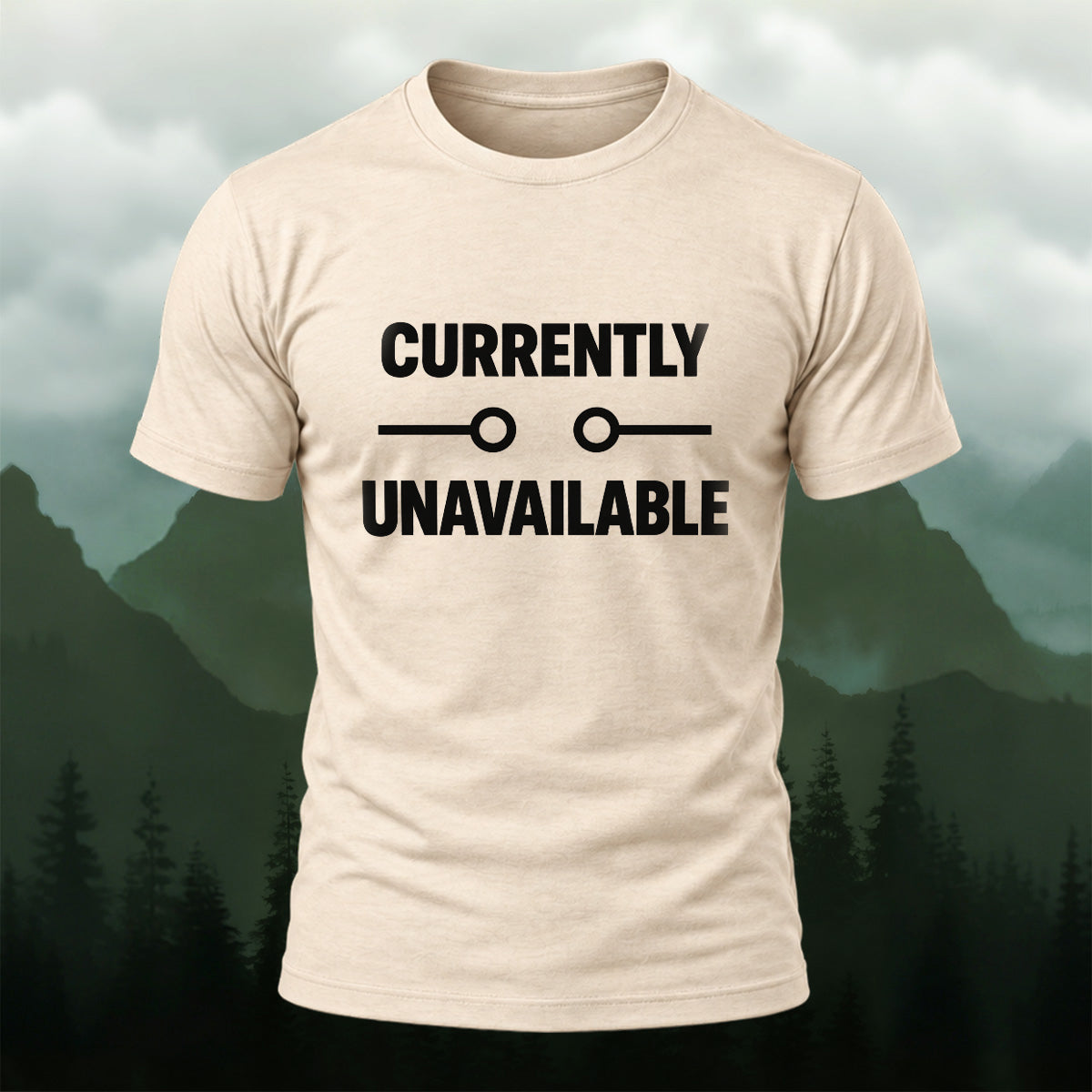 Minimal Circuit Break Premium Cotton T-Shirt