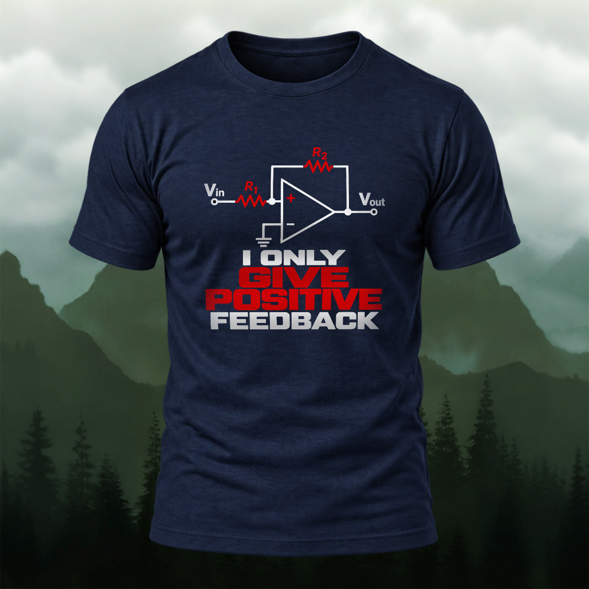 Funny Engineering Feedback Cotton T-Shirt
