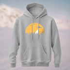 Cotton Made Alien Spaceship Print Hoodie