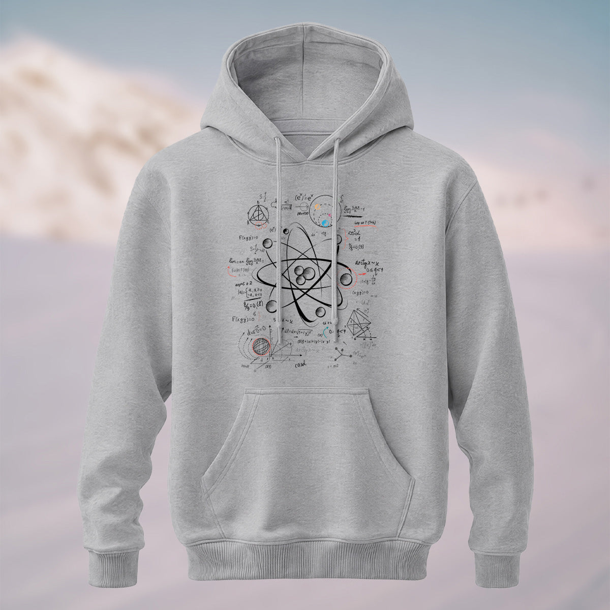 Cotton Made Physics Science Popularization Printed Hoodie